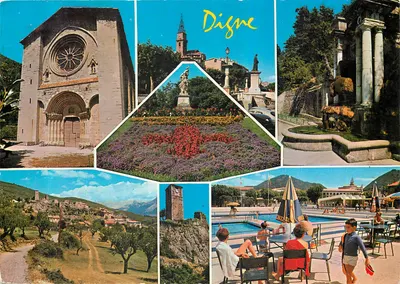 Digne — vista panorâmica — Éditions J. Ceillard
