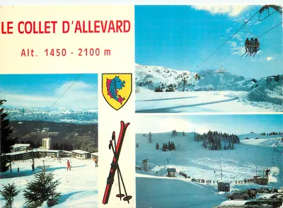 Le Collet d'Allevard — Alt. 1450 - 2100 m — Éditions Interflora