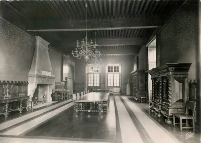 Vizille - O Castelo — A Sala de Jantar — Cité des Arts Photomécaniques, Paris
