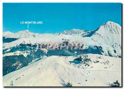 O Mont Blanc — vista do Collet-d'Allevard — Impressor Mâcon