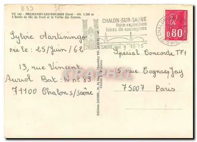 Prémanon — Les Rousses — Escola de Esqui de Fundo e Vale dos Carneiros — Edições JANSOL — Verso