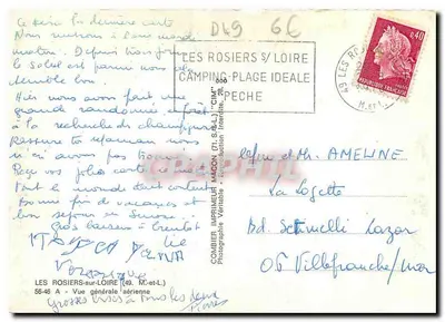 Les Rosiers-sur-Loire — vue générale aérienne — Combière Imprimeur — Reverso
