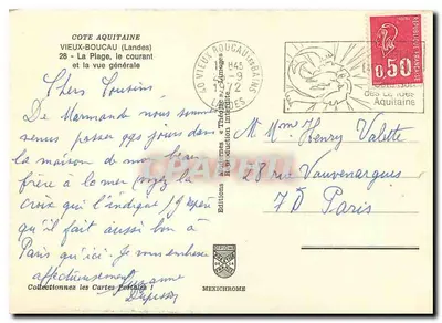 Vieux-Boucau — Algemene uitzicht — Éditions Méxichrome — Achterkant