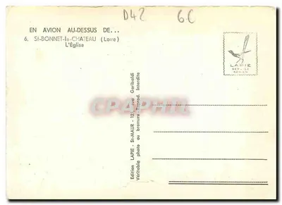 St-Bonnet-le-Château — A Igreja — Edição Lapie Service Frien — Verso