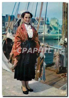 Mulher em traje de Paimpol — Bretagne — editor Lumicap, n°61