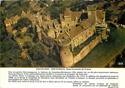 Castelo de Castelnau-Bretenoux — 2ª fortaleza da França — editor IRIS