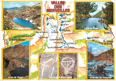 Vallee des Merveilles — Vales da Roya e da Vésubie — Éditions PHOTODY — N° DA 132