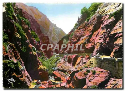 Alpes Maritimas — Início das Gorges Rouges do CIANS — Éditions RELLA, Nice