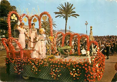 Bilhete postal moderno La Cote d'Azur Nice Bataille de Fleurs