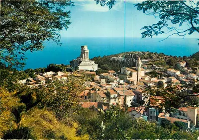 La Turbie (Alpes-Maritimes) — Panorama de La Turbie e o Trophée des Alpes — Éditions GREFF, Paris