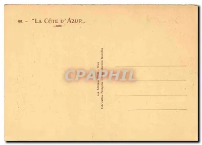 La Turbie - Le Trophée d'Auguste — Editor MAR, n° 68 — Verso