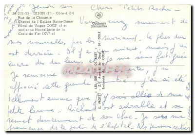 Dijon — Katedra Najświętszej Maryi Panny i hoteli miejskich — Wydawnictwo AS — Rewers