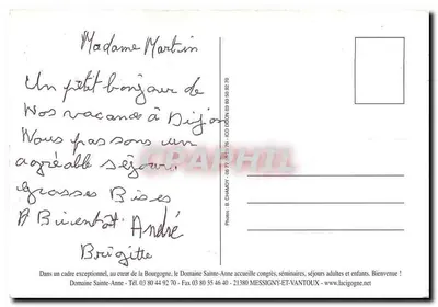 Domena Sainte-Anne — n° 0677 — Rewers