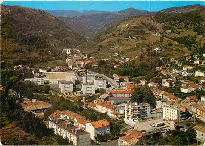 Vals-les-Bains — Vista aérea — Ed. J. Cellard, n° A. 10776