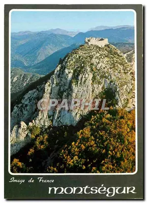 Montségur — Castelo sobre falésia — Edições Larrey