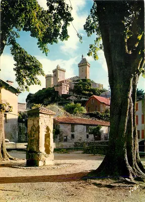 Castelo de Foix — Ariège — Edições de Arte Yvon Paris, n°10/6666