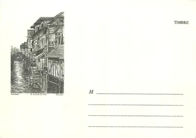 Thiers (Aube) — Rue des Ponts aux Cailles — Yves Ducourtioux-Éditeur (Cher) Mehun