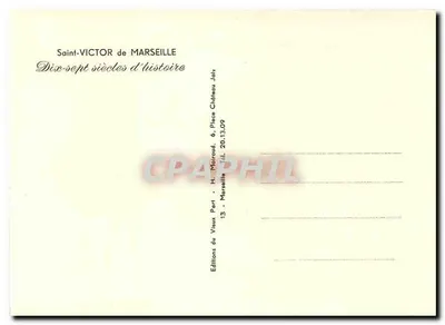 Castillo de San Víctor de Marsella — Diecisiete siglos de historia — Ediciones del Vieux Port — Reverso