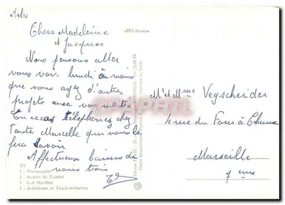 Pamiątka z Prowansji — wydawca ARBYchromo, n° 377 — Rewers