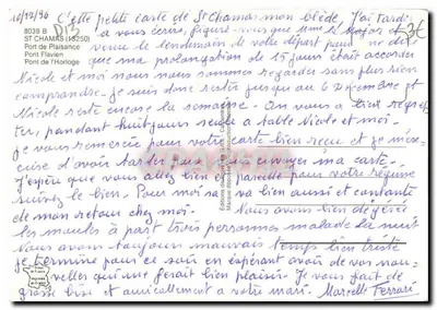 सेंट-चमास — पोर्ट का दृश्य, घड़ी के पुल और एक प्राचीन बर्तन — Éditions Lévy — पीछे