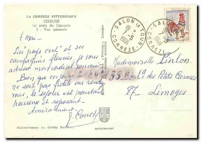 Uzerche — A pérola do Limousin — IRIS — Verso