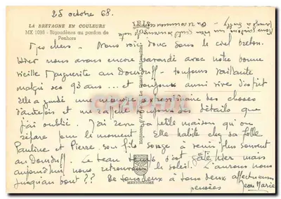 Pénhoars — Pardon da Santa Trindade — Éditions d'Art de la Bretagne — Verso