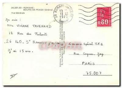 Cognac — Vista Geral — Edições 'LA CIGOGNE' — Verso