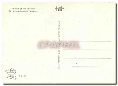 O País de Annot — Alta Provença — Éditions Photogly — Verso