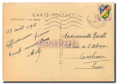 Annot — Vue Générale — ANNOT (B.A.) — éditeur ANNOT (B.A.) — Verso