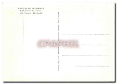 Piccolo Trianon — Le Hammeau — Edizioni ÉPIC, Parigi — Verso