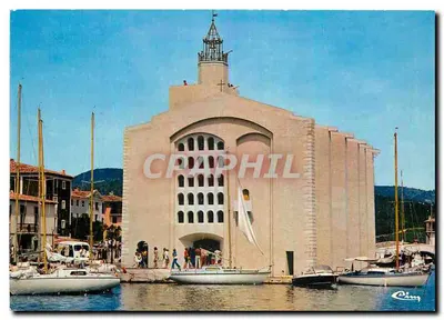 Port-Grimaud — Cidade lacustre e nova igreja ecumênica — Impressor Combière