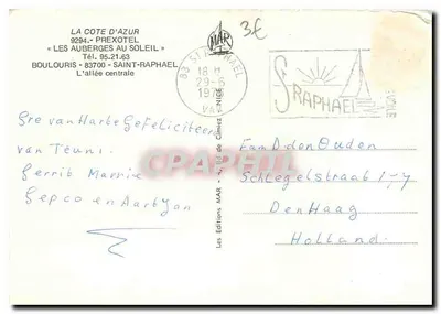 As Pousadas sob o Sol — Saint-Raphaël — Edições Les Editions MAR — Verso