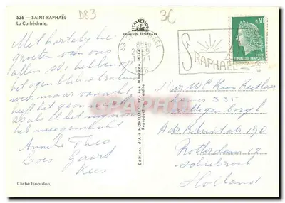 Saint-Raphaël — Katedra — Wydawnictwo Art Montluc, nr 536 — Rewers