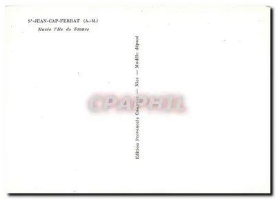 SAINTE-ANNE-CAP-FERRAT — Museu da Ilha da França — Edição Provence — Verso