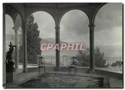 S'JEAN-CAP-FERRAT — Rotonda do Salão Louis XVI — Vista de Mônaco — Edição Provençale COMMEAU — Nice