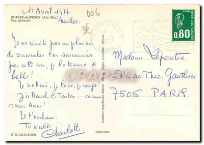 Saint-Paul-de-Vence — Algemene uitzicht — Cing — Achterkant