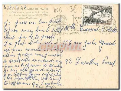 Saint-Paul - Białe gołębie — Wydawnictwo S.P.A.D. nr 006 — Rewers