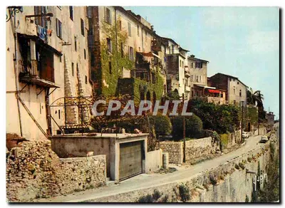 Saint-Paul (Alpes-Maritimes) — Velhas casas em escada na borda dos muros — Éditions d'Art YVON