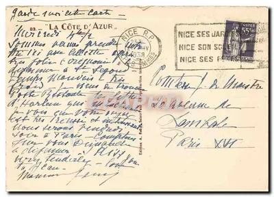 Saint-Paul - A Fonte — edição A. Bort, série 83 — Verso