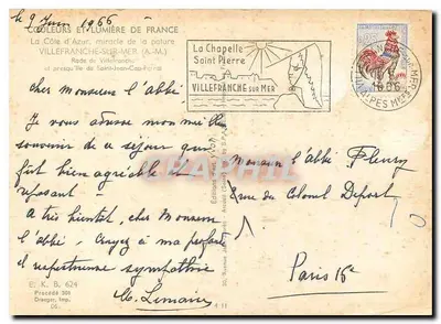 Villefranche-sur-Mer — Bahía de Saint-Jean-Cap-Ferrat — Ediciones Jaffar (Béziers) n° 411 — Reverso