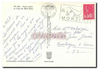 Chalet au Pays du Mont Blanc — PP 2922 — Mexichrome — Rewers