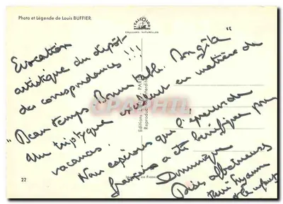 स्टेट ऑफ़ पोस्ट — कौरियर ऑफ़ हार्ट — एल. बफ्टियर — पीछे