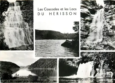 Les Cascades et les Lacs DU HÉRISSON — Édition et Photo PROTET, 15 rue du Parlement, Dole (Jura)