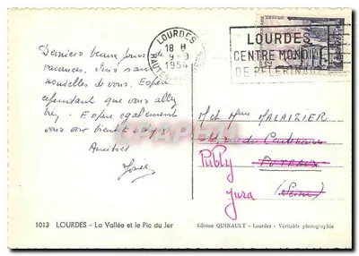 Lourdes - Dolina i szczyt Jer — wydawnictwo Quinault — Rewers