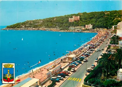 Cap-Martin — A Promenade, as Praias — L. LARCAN, Impressor