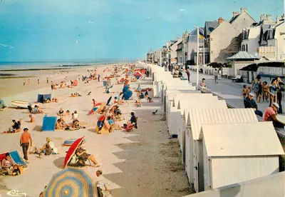 St-Aubin-sur-Mer — A Praia — Impressor CIMCROME