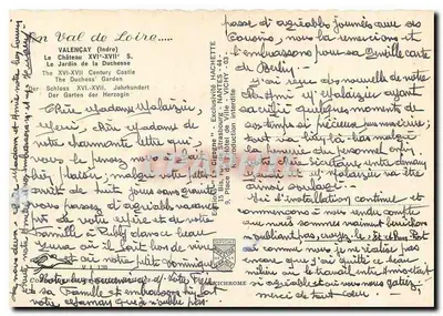 Castelo de La Cigogne — Jardim da Duquesa — Editor A. Cigogne, n° 130 — Verso