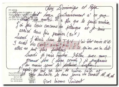 Le Gabier — pôr do sol na praia — Les Éditions du Gabier — Verso