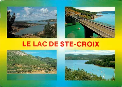 Lago de Ste-Croix — editor Les Éditions de la Ste-Baume, B.P. 19 - 83660 Nans-les-Pins
