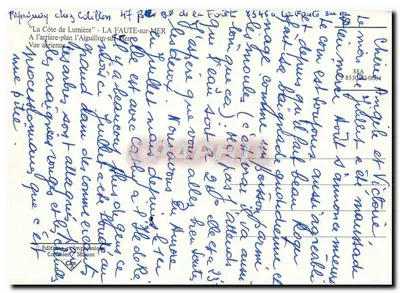 La Faute-sur-Mer — Vista aérea — Éditions e Impressions Combier & Macon — Verso